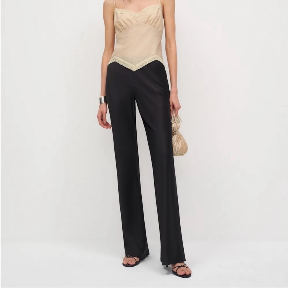 reformation Gale satin pants - size s - Picture 3 of 5